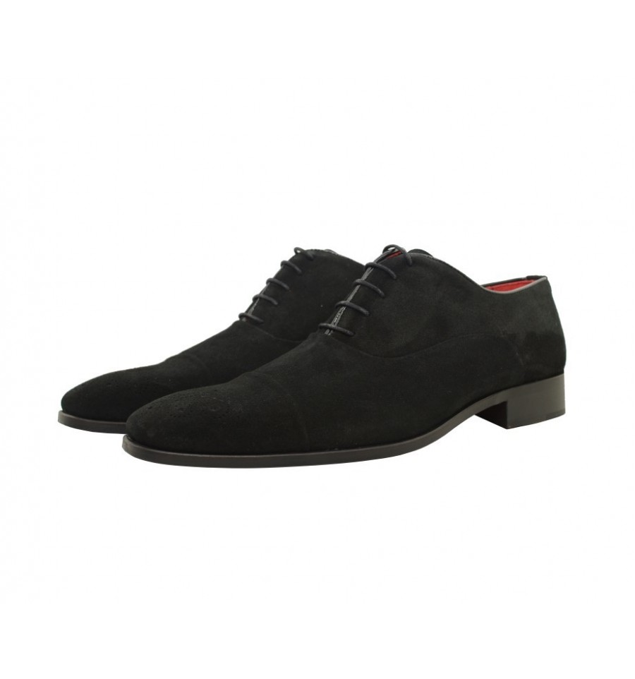 Blucher Shoe with laces and leather suede - Repitte - Elegance & Confort